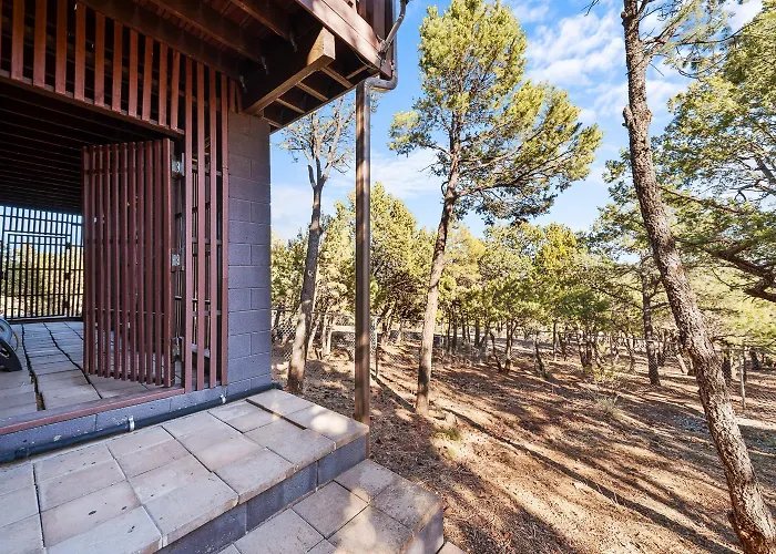 Breathtaking Backing The National Forest Holiday home Vernon